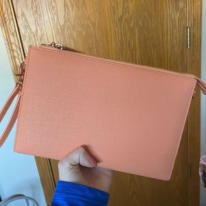 Dagne Dover Essentials Clutch in Pomelo